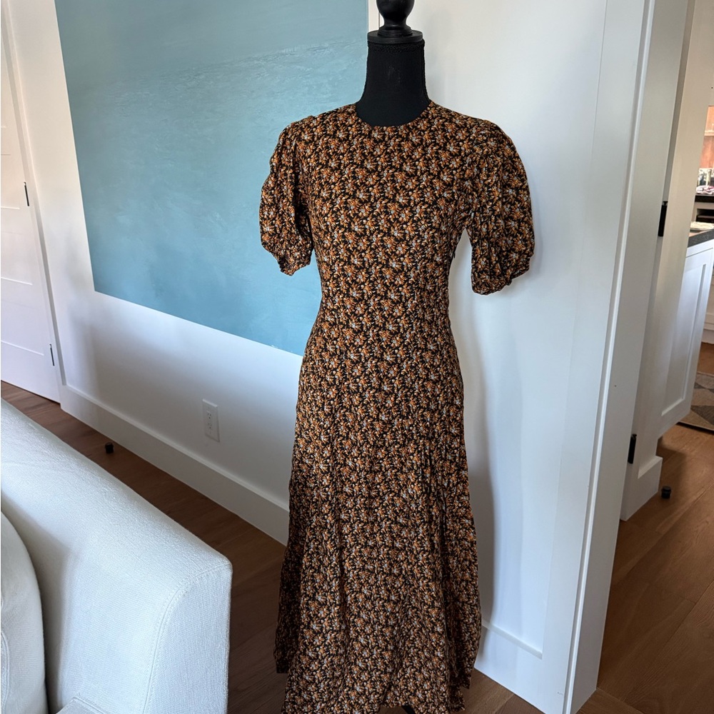 Doen Blair Noir Fleurs D’avignon Dress